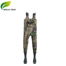 Men Neoprene Camo Waders with Chest pocket for Hunting